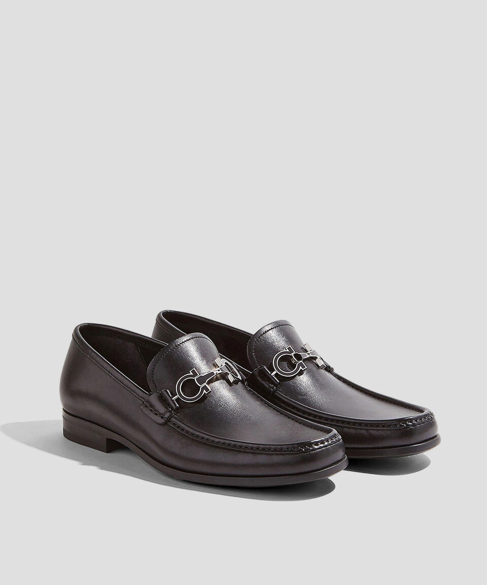 Ferragamo Mocasín Gancini Bit reversible Hombre Ofertas de temporada