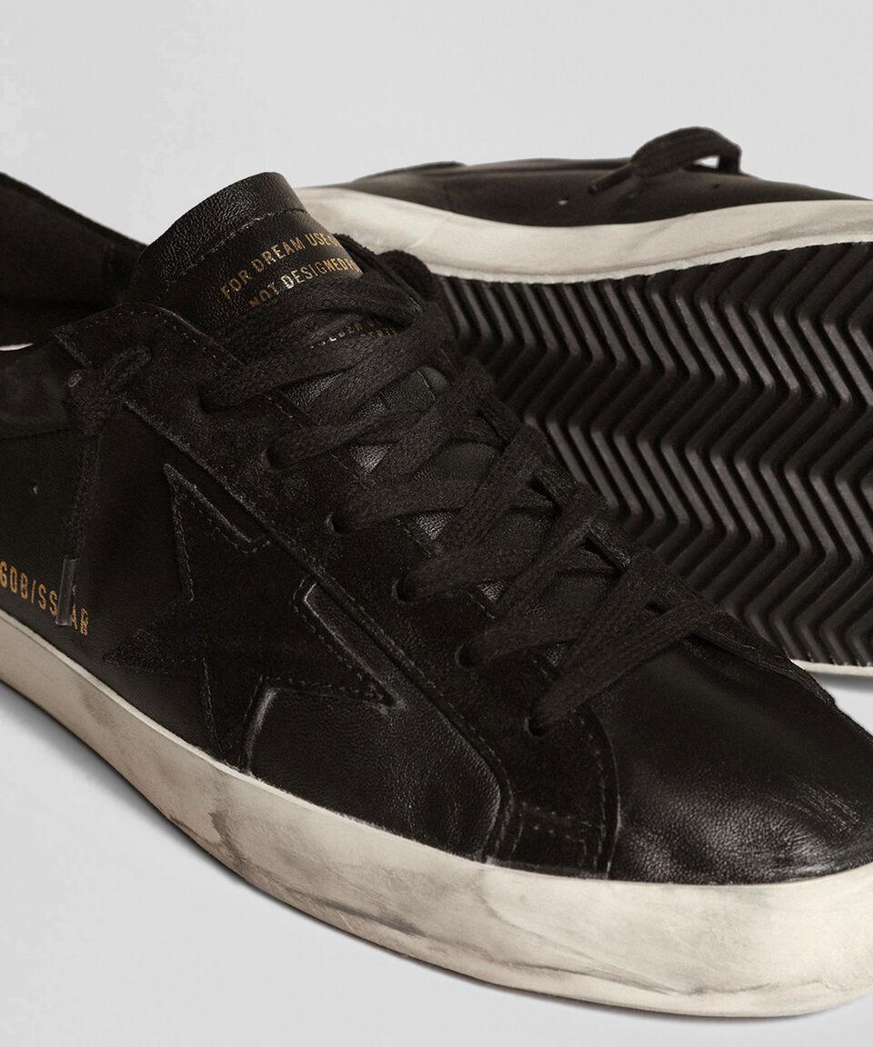 Golden Goose Deluxe Brand Tenis casuales Super-Star en piel Hombre Rebajas