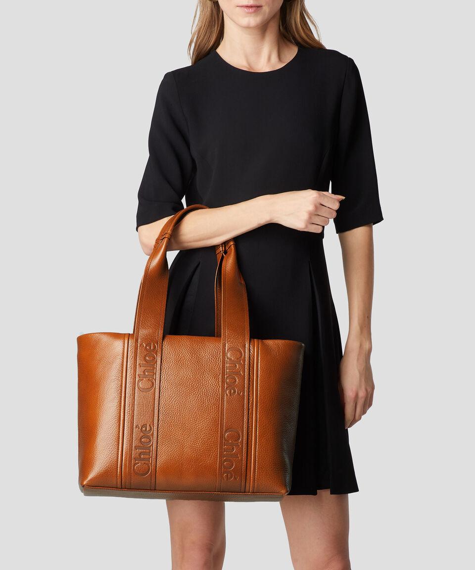 Chloé Bolso tote en piel vacuna granulado Mujer Solo hoy