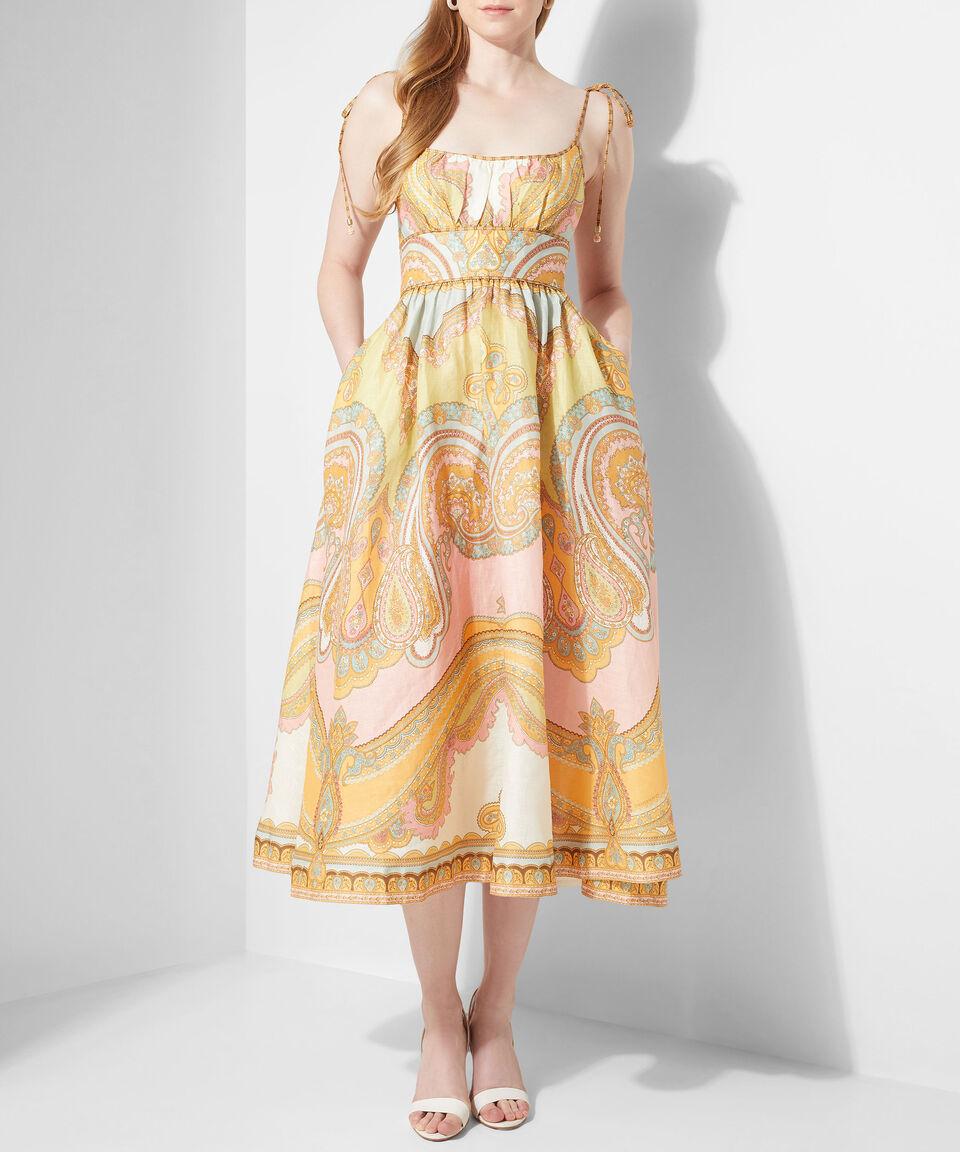 Zimmermann Vestido midi estampado Maxine Mujer Última moda