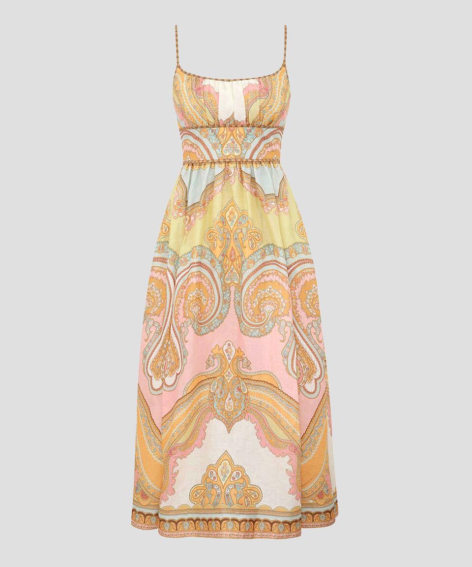Zimmermann Vestido midi estampado Maxine Mujer Última moda