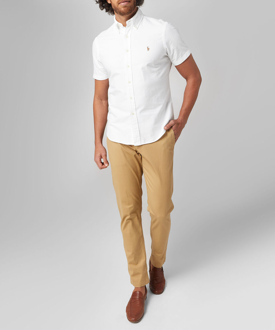 Polo Ralph Lauren Camisa lisa manga corta Hombre Rebajas