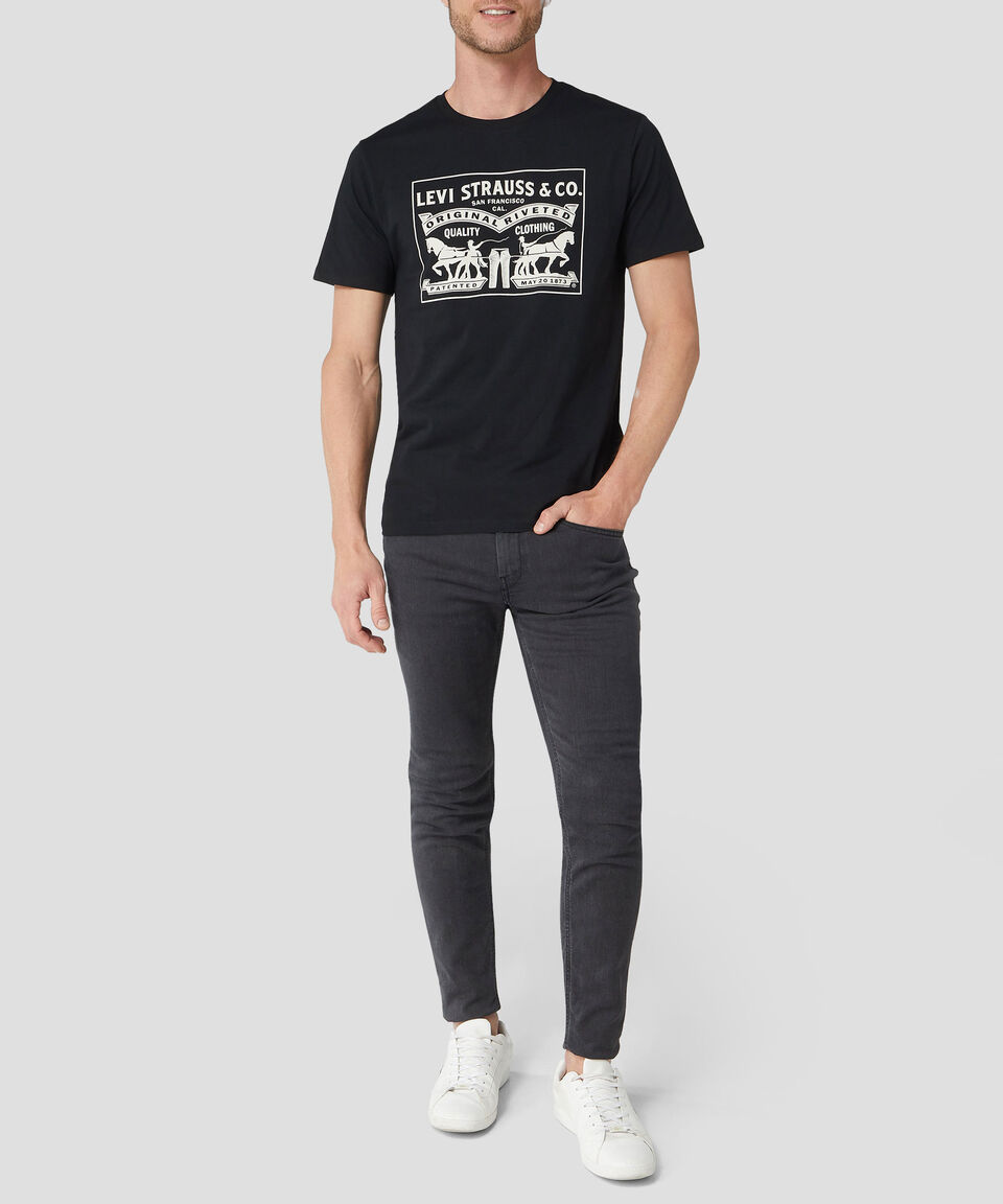 Levi's Playera cuello redondo manga corta con gráfico Hombre En oferta