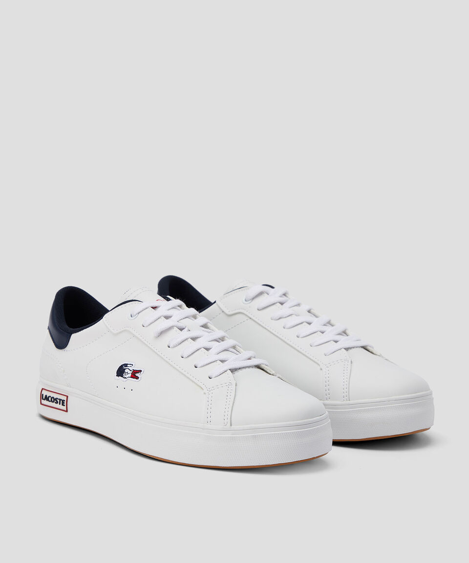 Lacoste Tenis casuales en piel con logotipo Hombre Oferta exclusiva