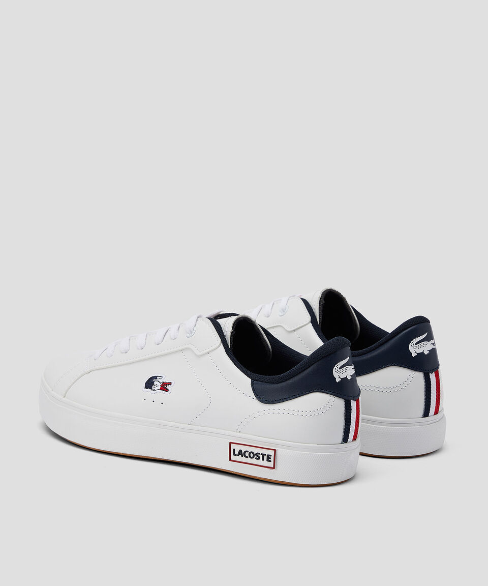 Lacoste Tenis casuales en piel con logotipo Hombre Oferta exclusiva