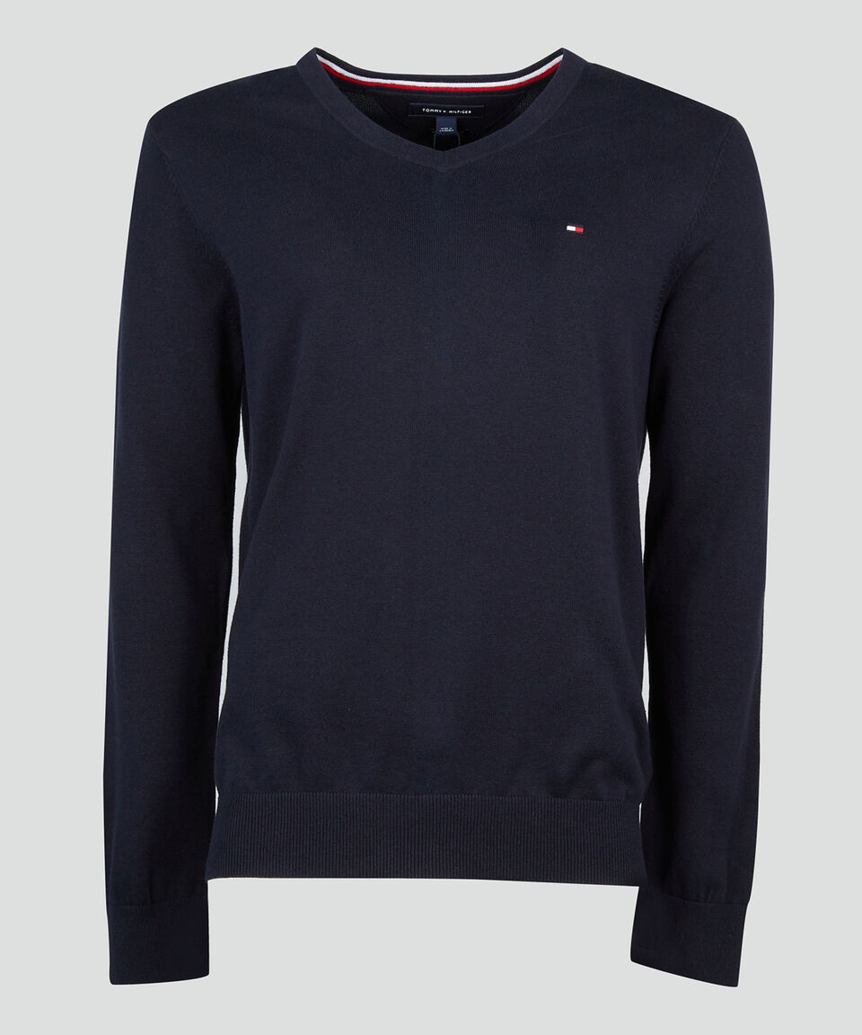 Tommy Hilfiger Suéter Cuello V Hombre Ofertas de temporada