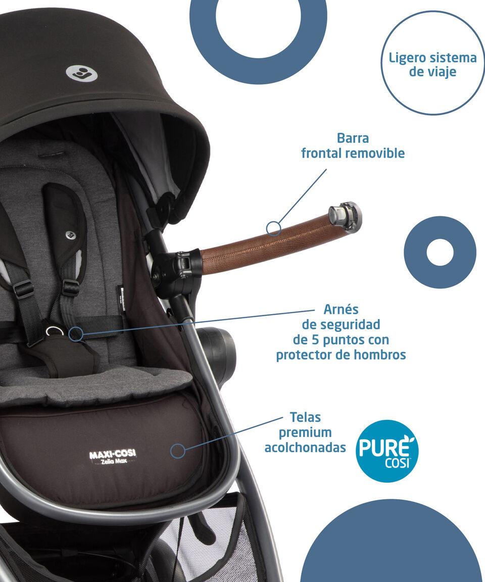 Maxi-Cosi Carriola Zelia 2 Max 5 en 1 Negra Ahorra y exporta