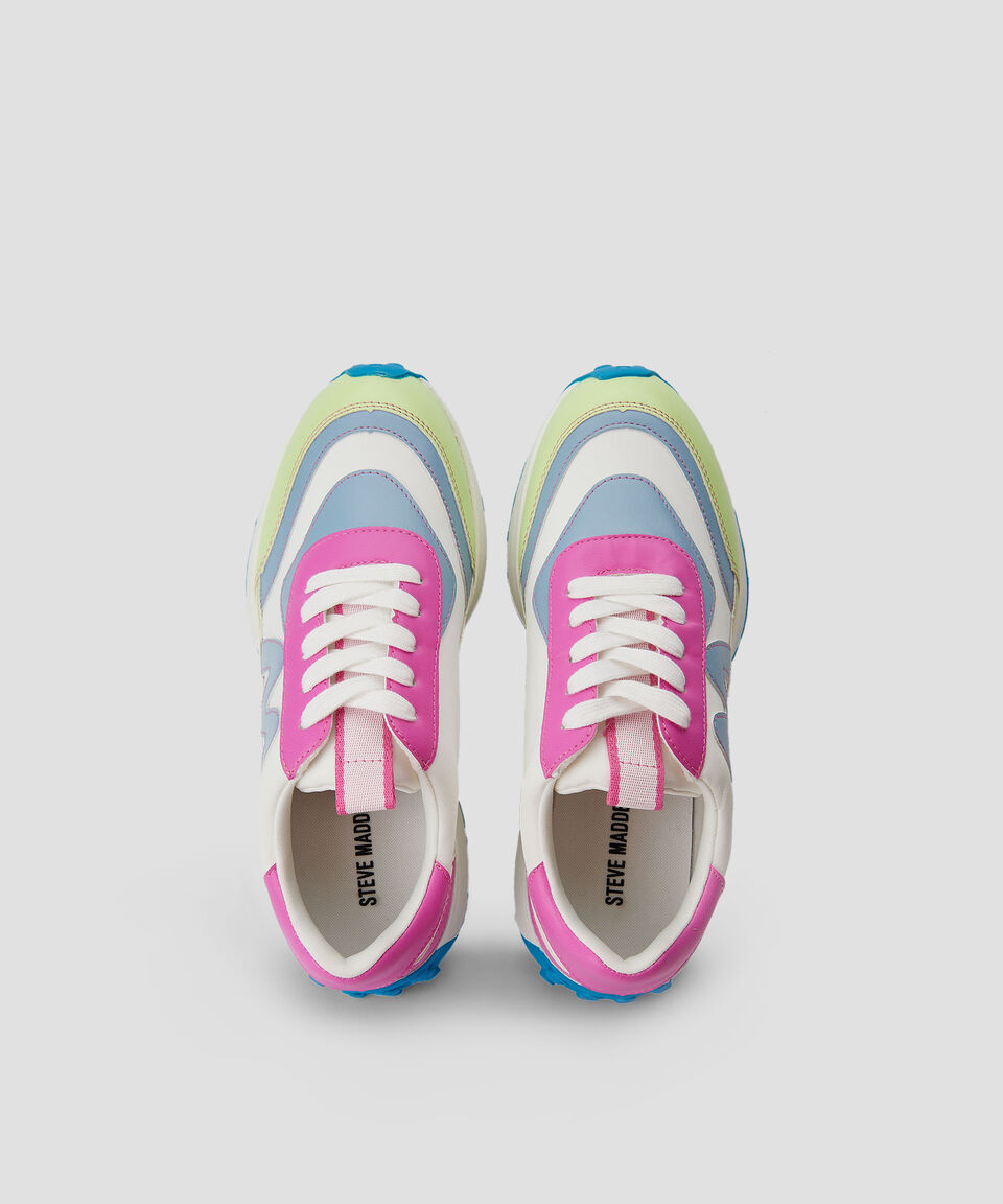 Steve Madden Tenis Runner con paneles a contraste Niña Precios de Black Friday
