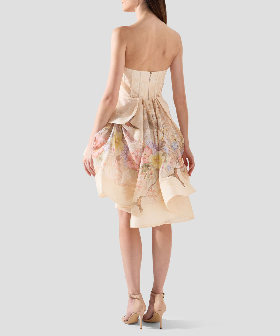 Zimmermann Vestido corto con flores sin mangas Mujer Ofertas especiales