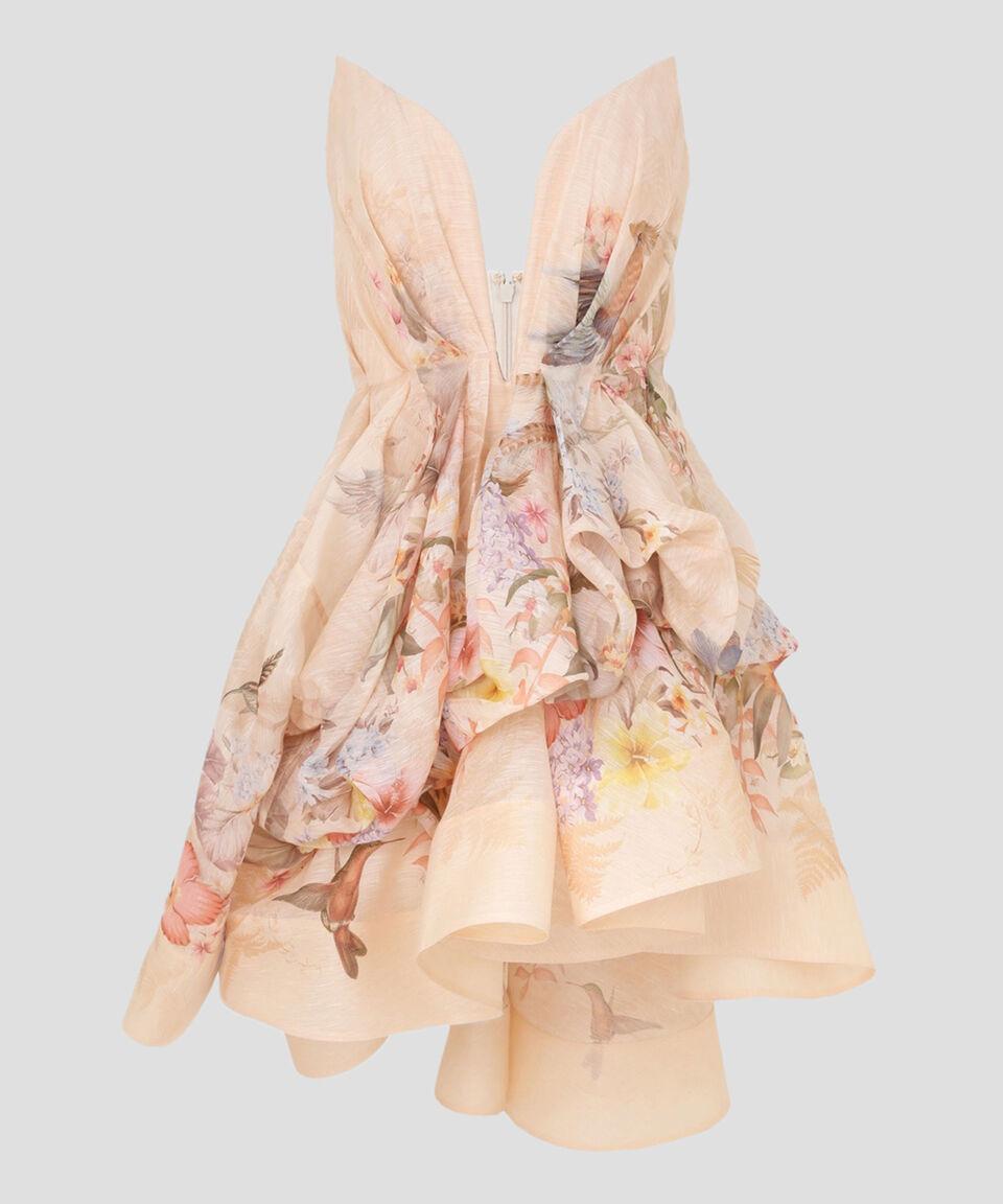 Zimmermann Vestido corto con flores sin mangas Mujer Ofertas especiales