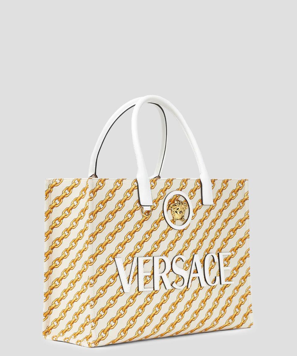 Versace Bolsa Tote con logo Mujer Precio ultrabajo