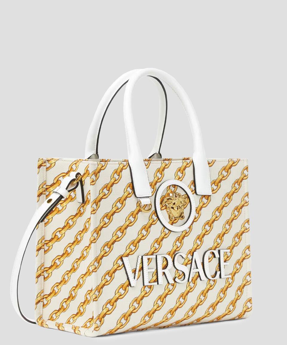 Versace Bolsa Tote con logo Mujer Rebajas