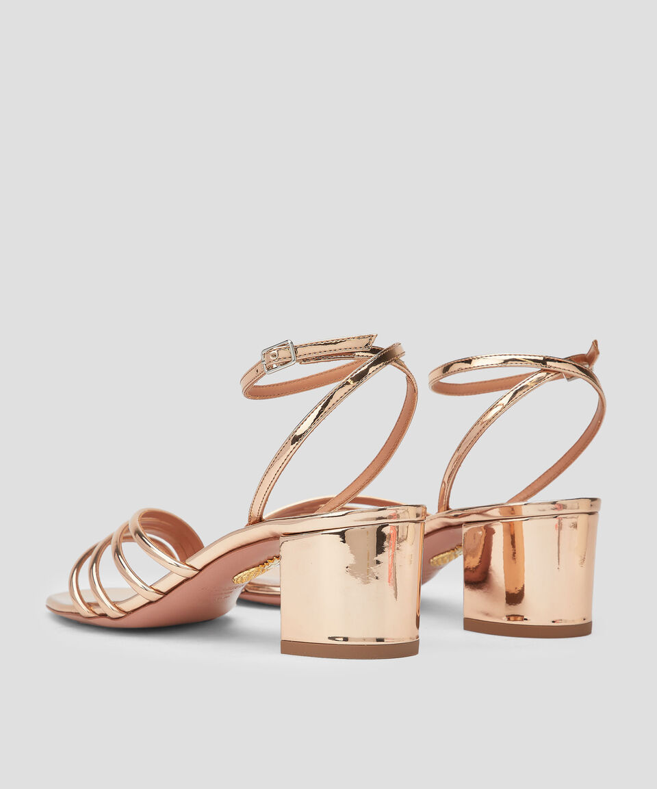 Aquazzura Sandalias de tacón mediano ancho Latour Mujer Ofertas