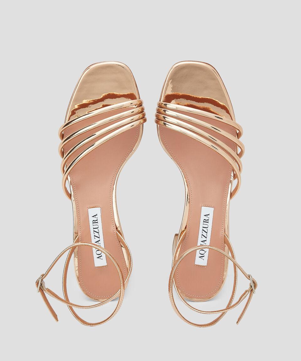 Aquazzura Sandalias de tacón mediano ancho Latour Mujer Ofertas