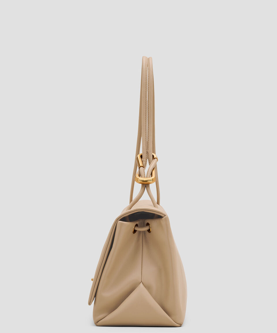 Marc Jacobs Bolsa shoulder beige en piel The Large Dual Mujer Ventas relámpago