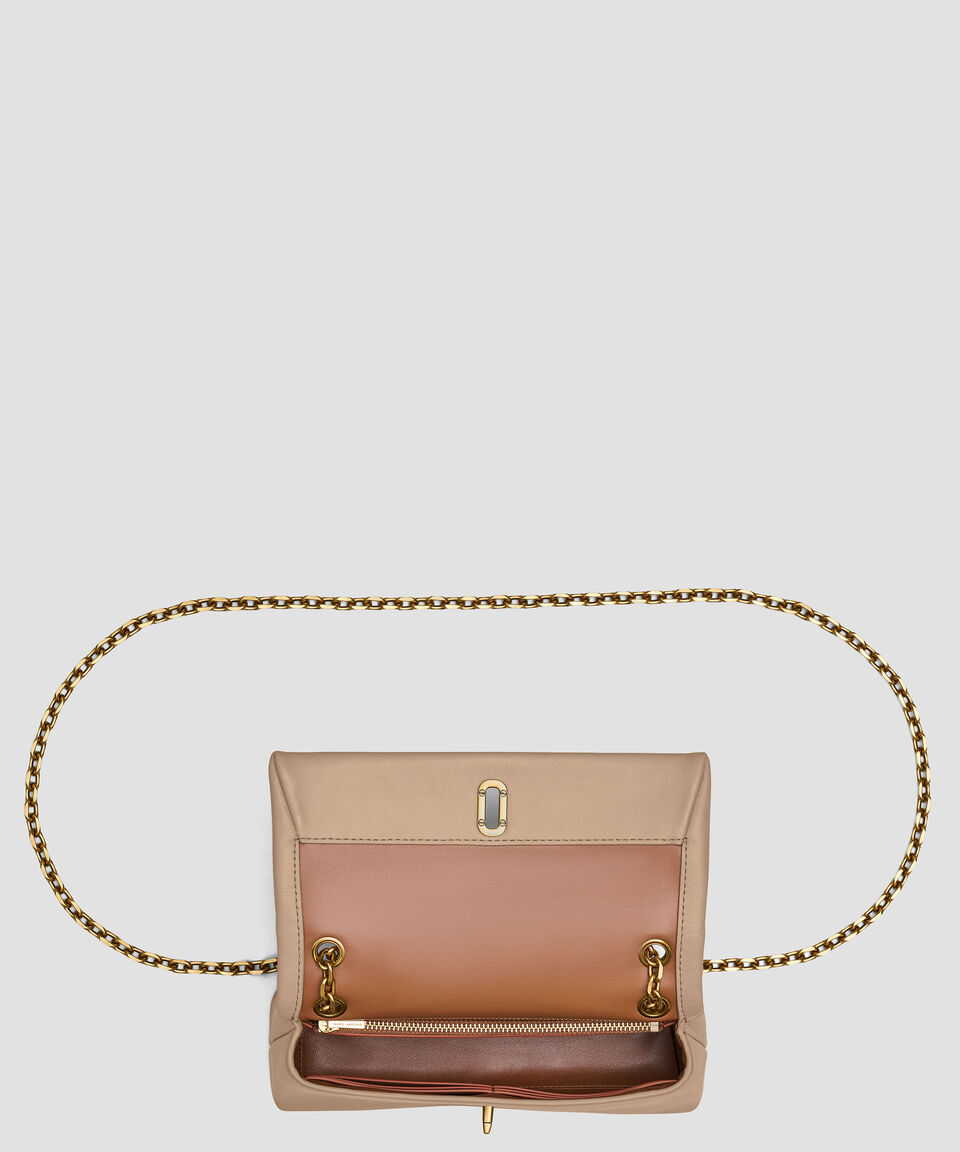 Marc Jacobs Bolsa crossbody tipo cartera camel en piel The Dual Chain Mujer Tienda