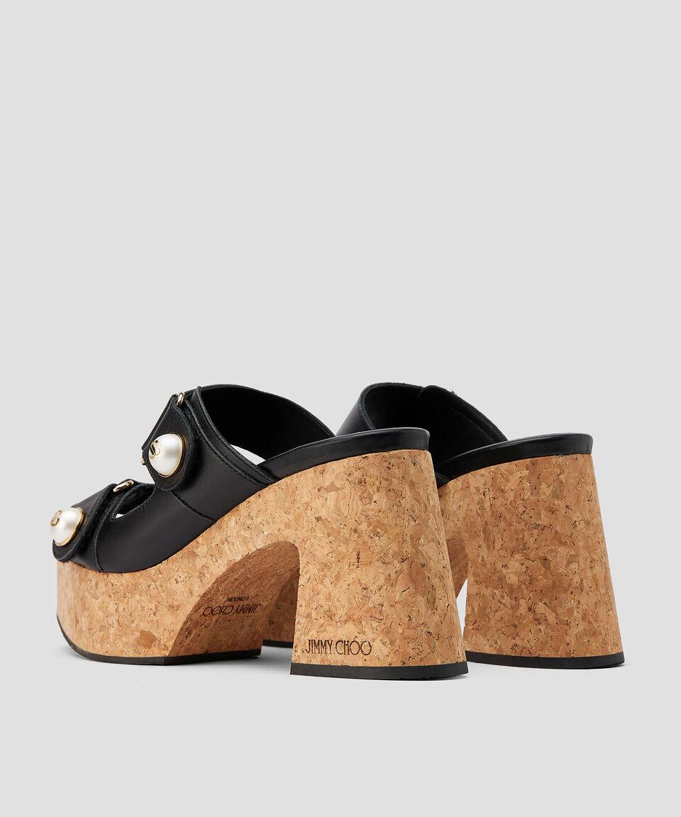 Jimmy Choo Sandalias con tacón alto ancho y plataforma Fayence Mujer Tienda