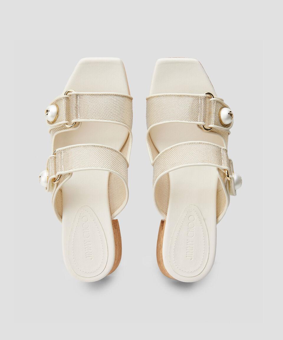Jimmy Choo Sandalias con tacón alto ancho y plataforma Fayence Mujer Mejor oferta