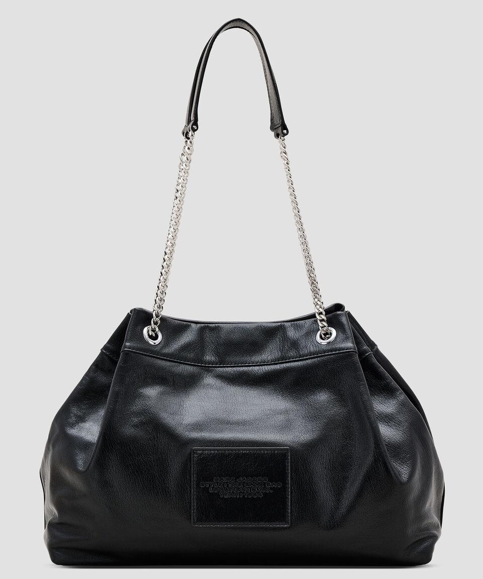 Marc Jacobs Bolsa Bucket negra en piel The Large Chain Mujer Oferta especial
