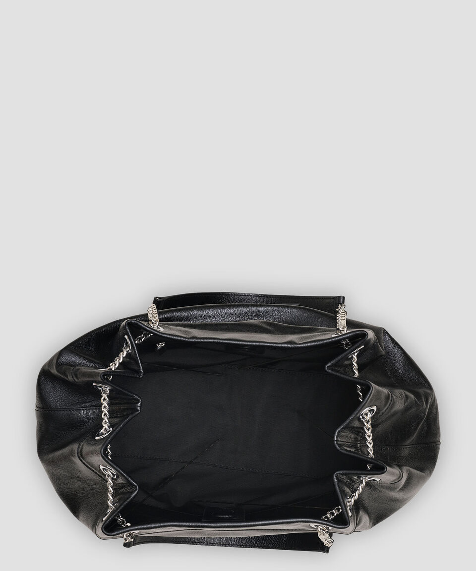 Marc Jacobs Bolsa Bucket negra en piel The Large Chain Mujer Oferta especial