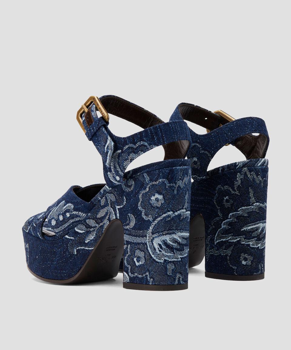 Etro Sandalias con tacón alto de media luna y plataforma Mujer ÚLTIMAS EDICIONES