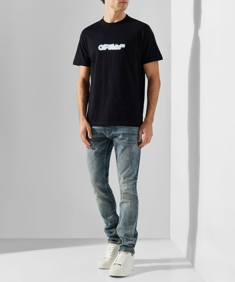Off-White Playera cuello redondo manga corta estampada Hombre Promoción trimestral