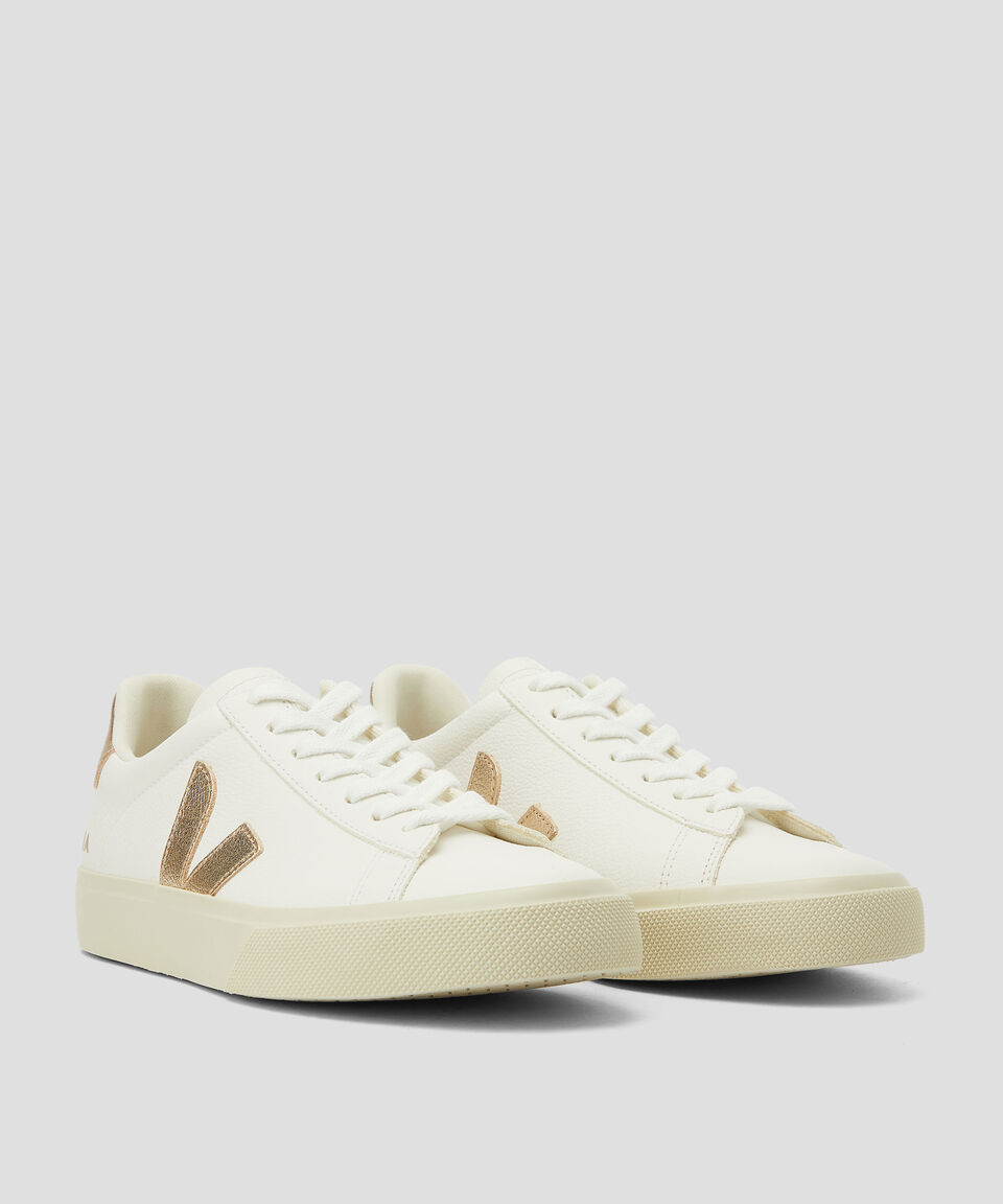 Veja Tenis casuales con plataforma Campo en piel Mujer Oferta exclusiva