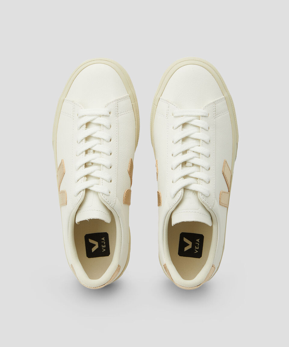 Veja Tenis casuales con plataforma Campo en piel Mujer Oferta exclusiva