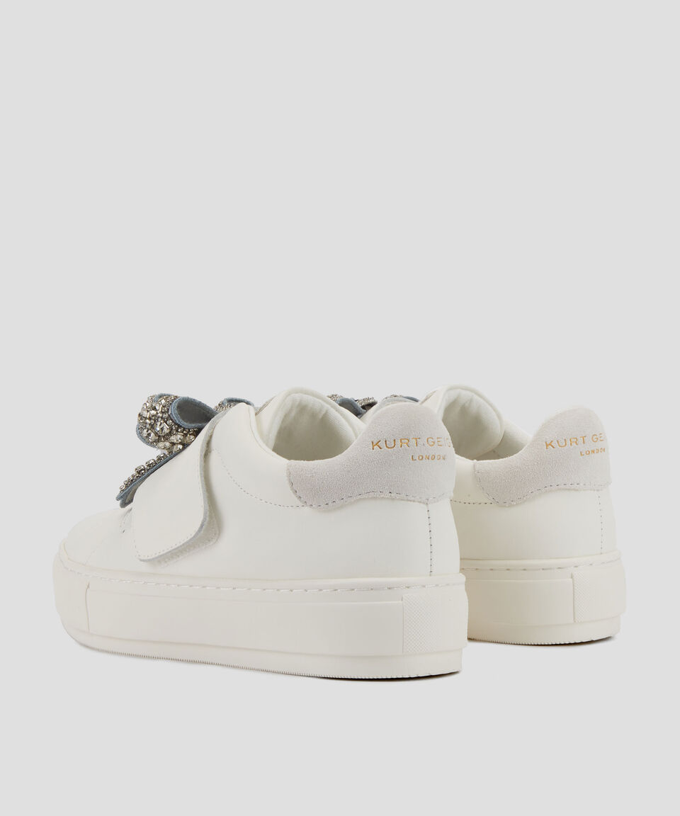 Kurt Geiger Tenis casuales en piel Laney Bow Mujer Rebajas de fin de temporada
