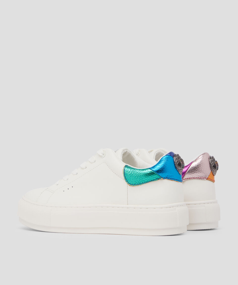 Kurt Geiger Tenis casuales en piel blanca Mujer Precio ultrabajo