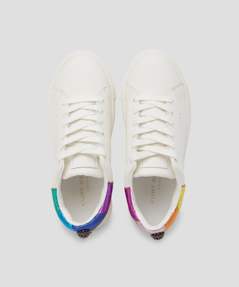 Kurt Geiger Tenis casuales en piel blanca Mujer Precio ultrabajo