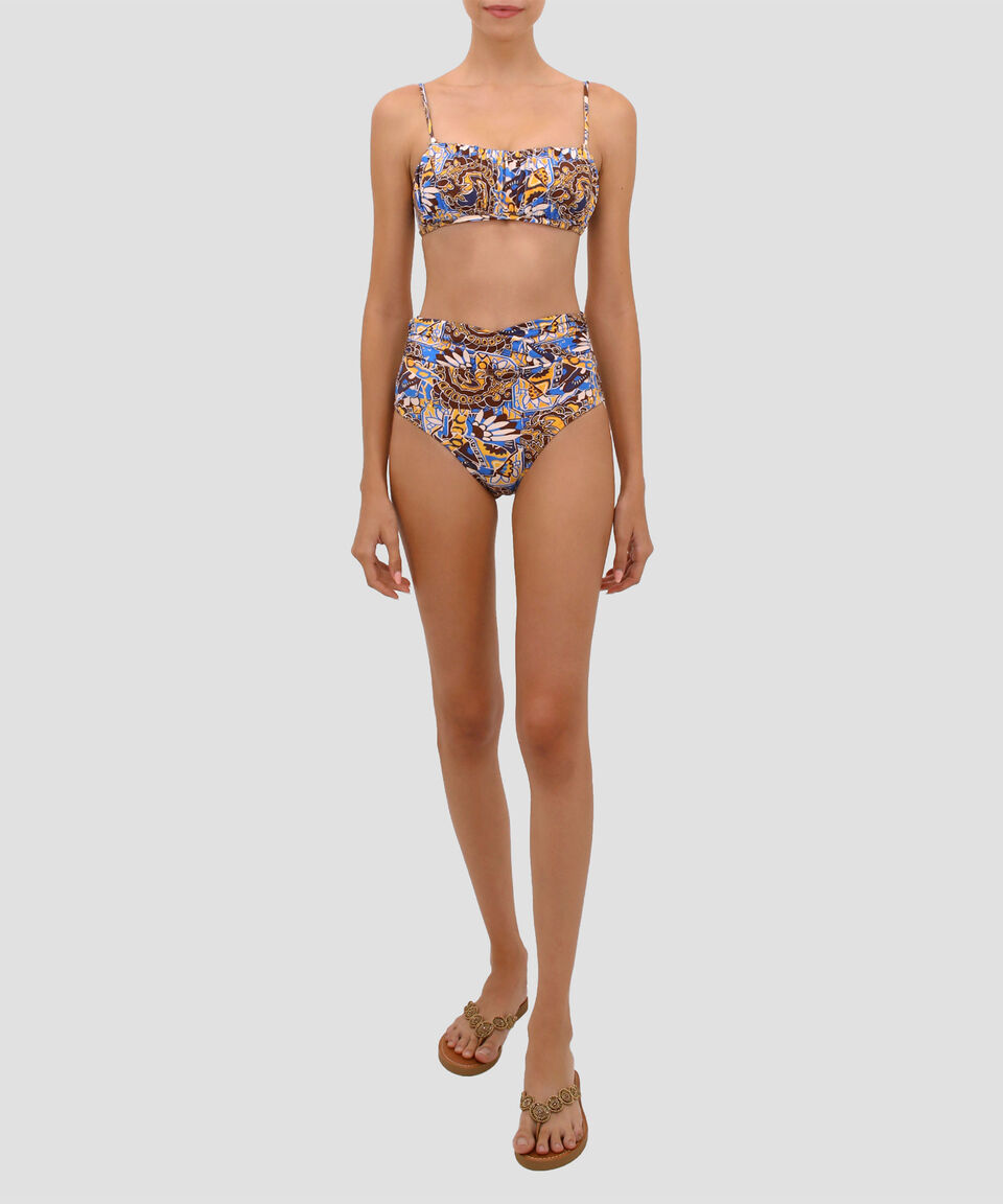Zingara Bikini bottom Faja Cruzada Verona con estampado Mujer Rebajas online