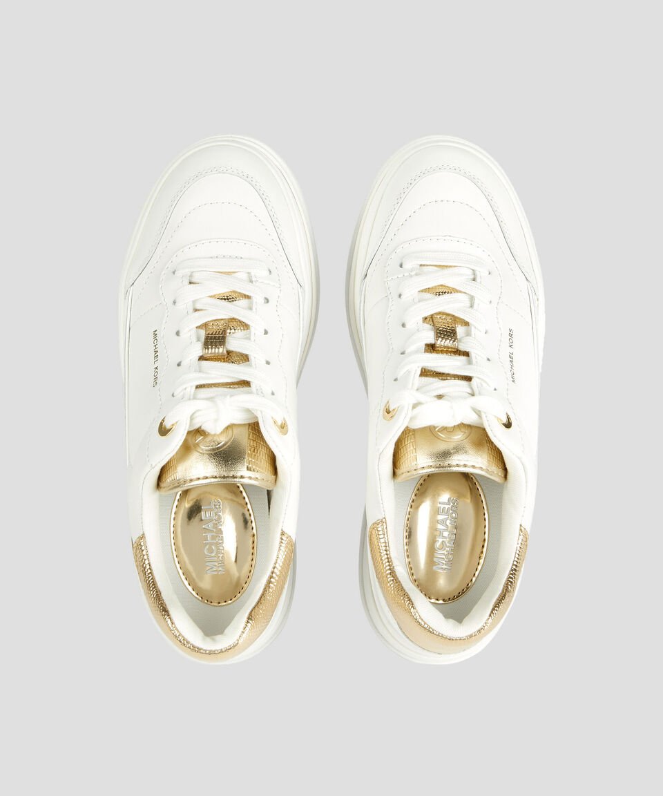 Michael Kors Tenis casuales con plataforma Hayes Lace up en piel Mujer Solo hoy