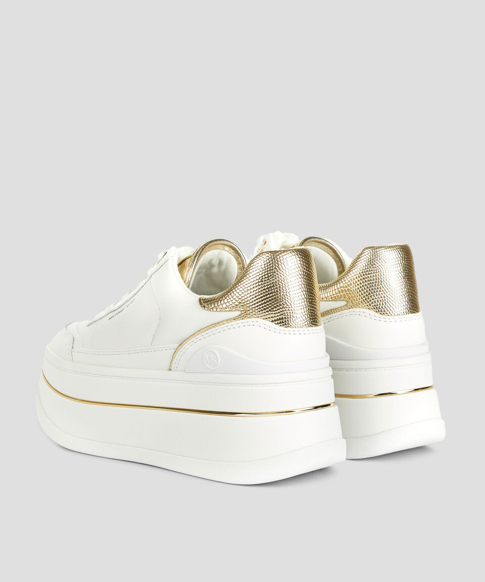 Michael Kors Tenis casuales con plataforma Hayes Lace up en piel Mujer Solo hoy