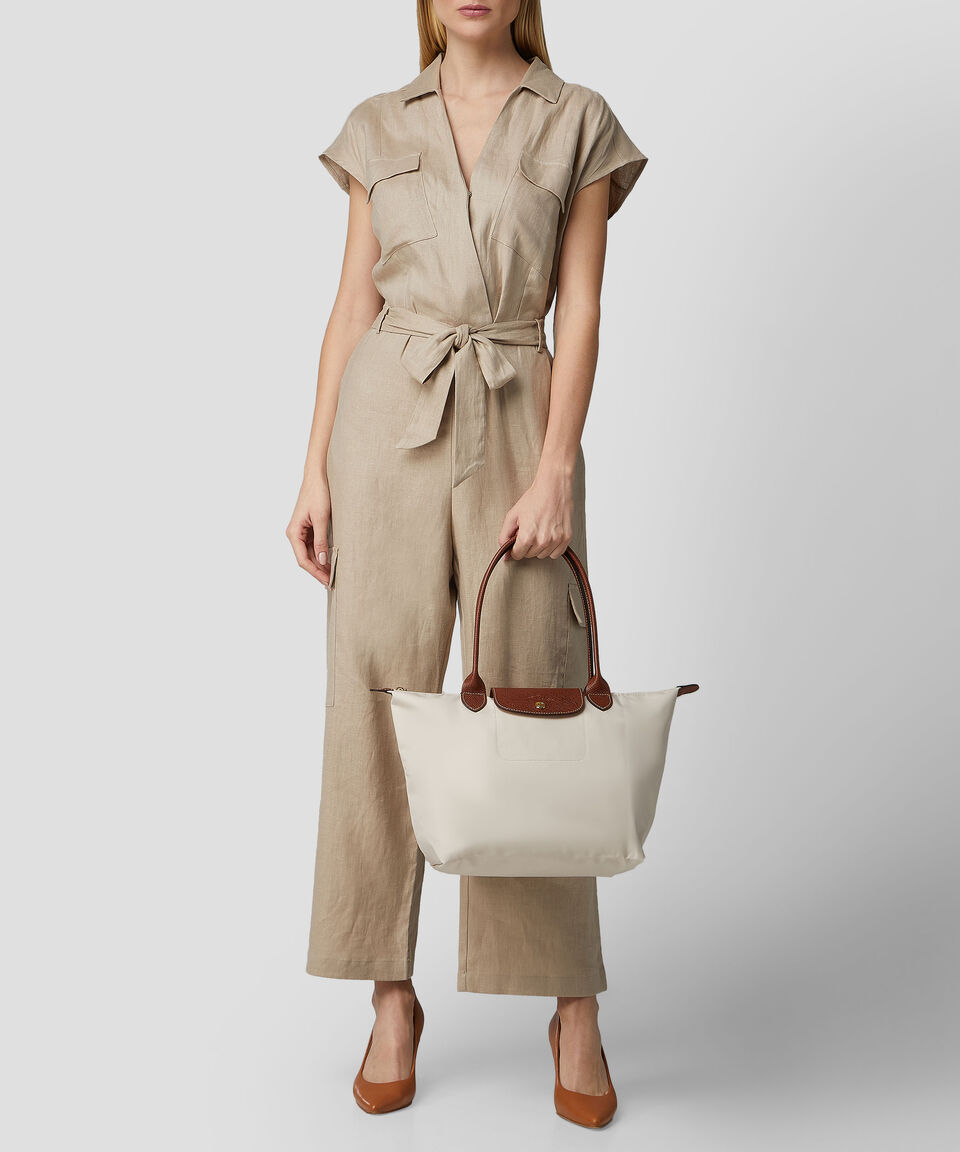 Longchamp Bolsa Shoulder beige Mujer Oferta especial de fábrica