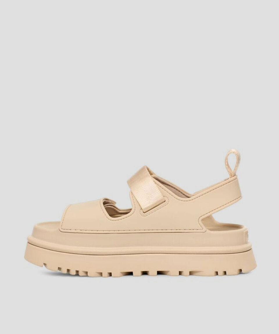 Ugg Sandalias con tacón bajo de plataforma Goldengl Mujer Promoción trimestral