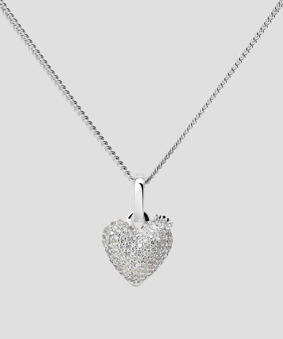 Tane Charm Corazón en Plata .925 con Diamantes Unisex Última moda
