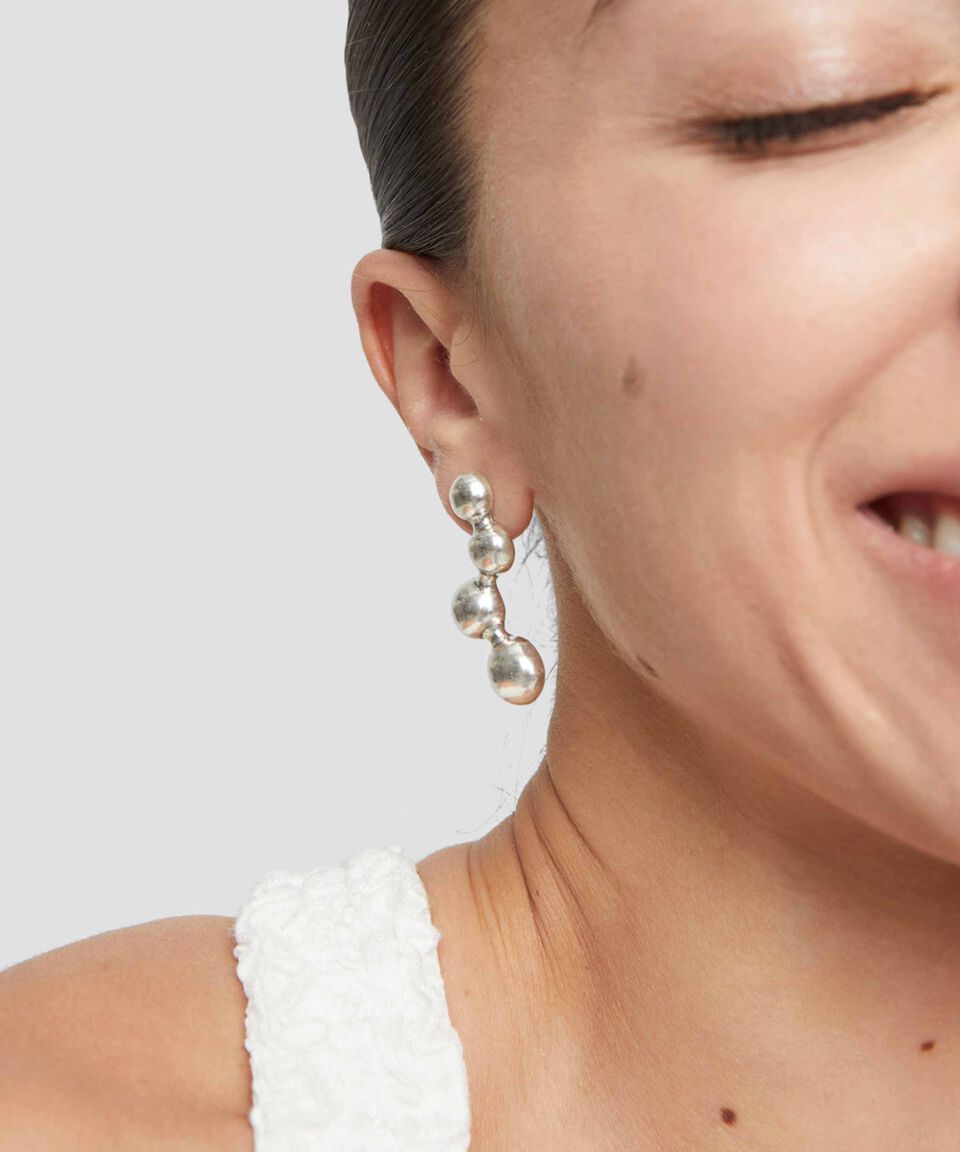 UNO DE 50 Pendientes de esferas Ser Intrépida Mujer Precio ultrabajo