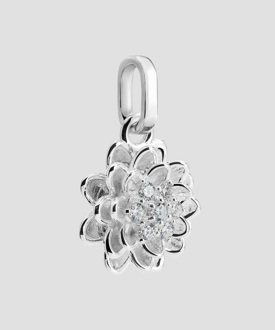 Tane Charm Dalia en Plata .925 con Diamantes Unisex Outlet