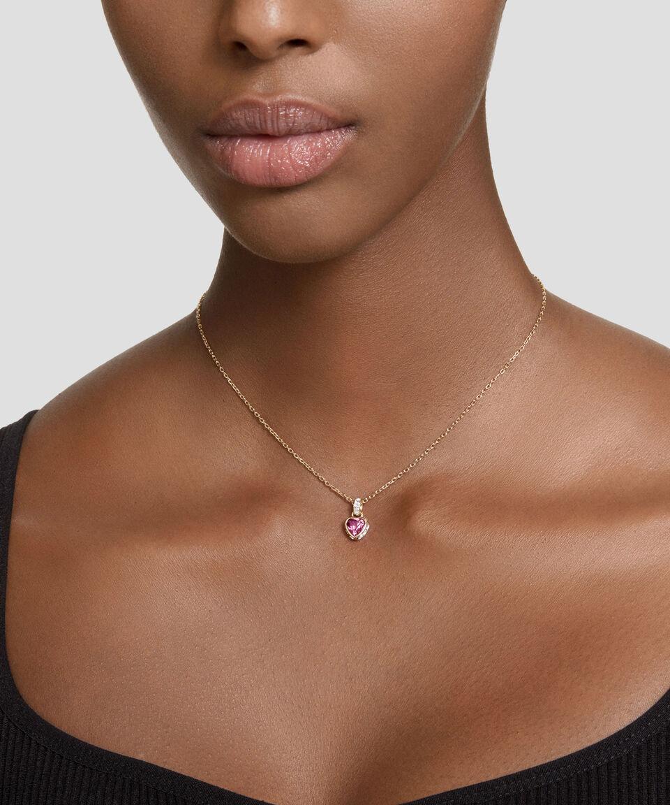 Swarovski Collar con dije en forma de corazón y cristal Stilla Mujer Tienda