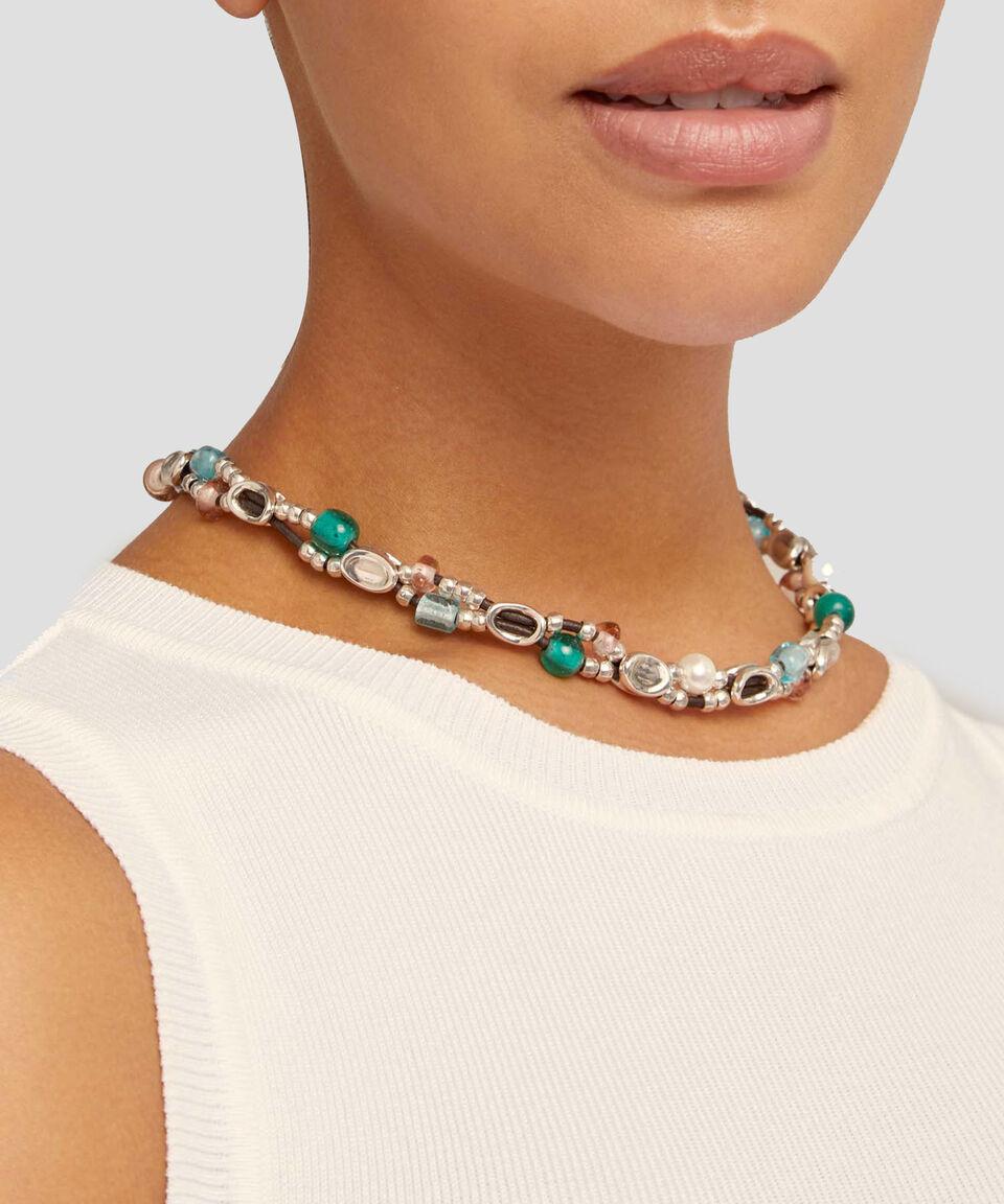 UNO DE 50 Collar con Cristales Charming Mujer Últimos 2 días