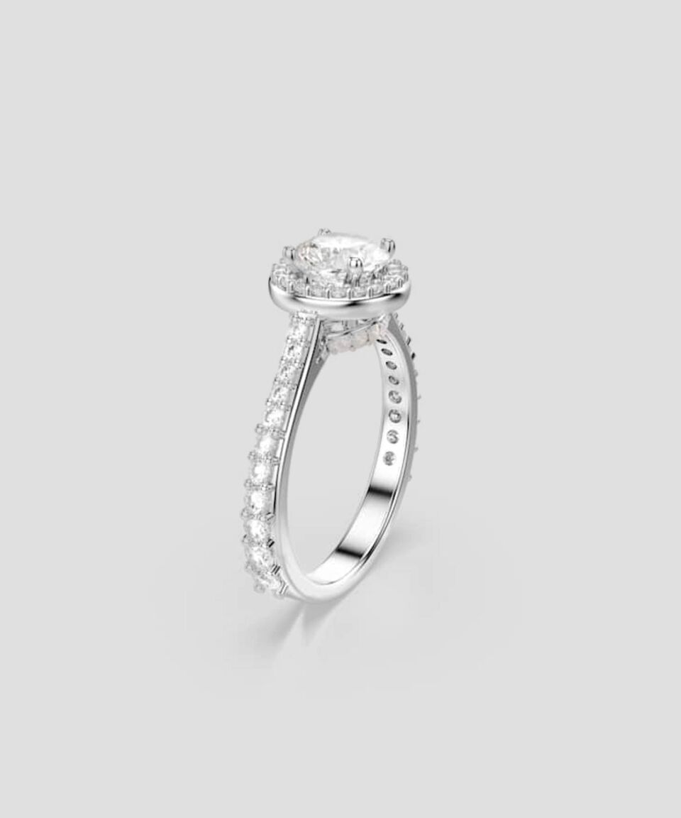 Swarovski Anillo de cóctel Una Angelic con cristales Unisex Último día
