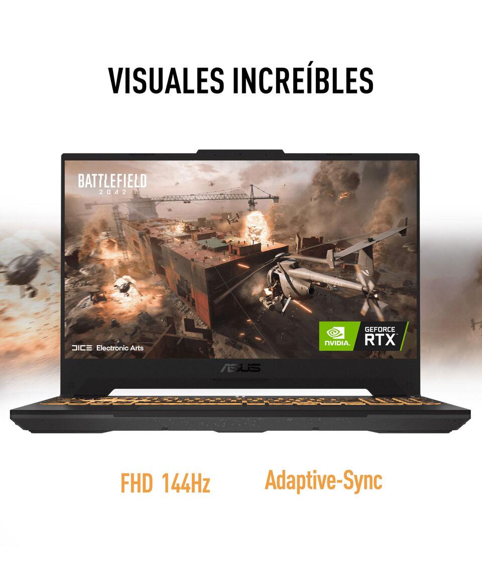 Asus Laptop TUF Gaming F15 15.6" Nvidia GeForce RTX 3050 Intel Core i5-12500H RAM 16 GB SSD 512 GB Gris Envío gratis
