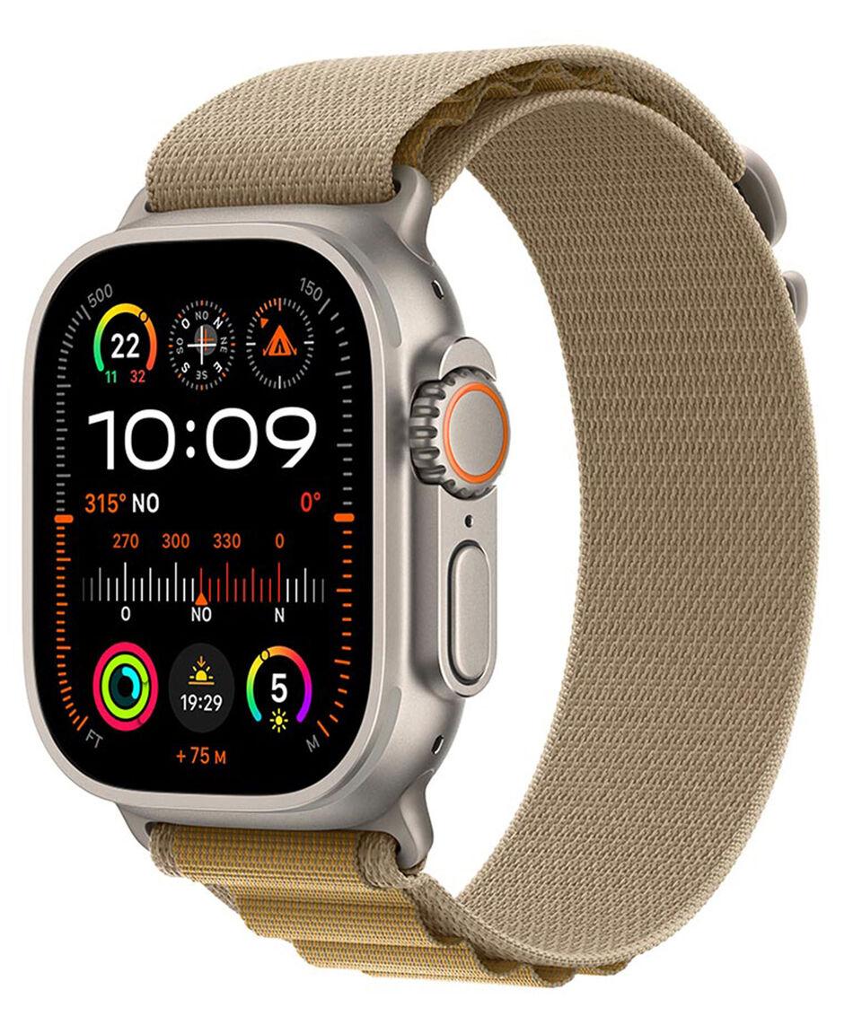 Apple Apple Watch Ultra 2 GPS + Cellular Caja de titanio natural de 49 mm Correa Alpine color canela - Mediana ÚLTIMAS EDICIONES