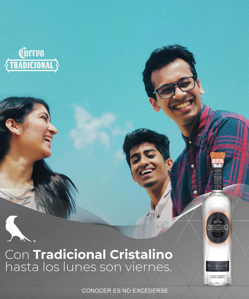 José Cuervo Tequila Tradicional Cristalino 750 ml Descuentos del mes