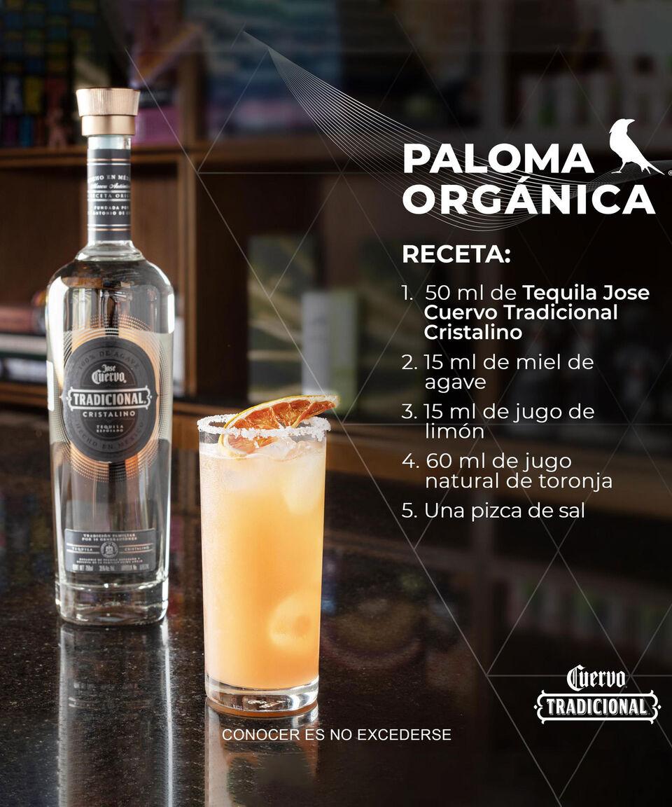 José Cuervo Tequila Tradicional Cristalino 750 ml Descuentos del mes