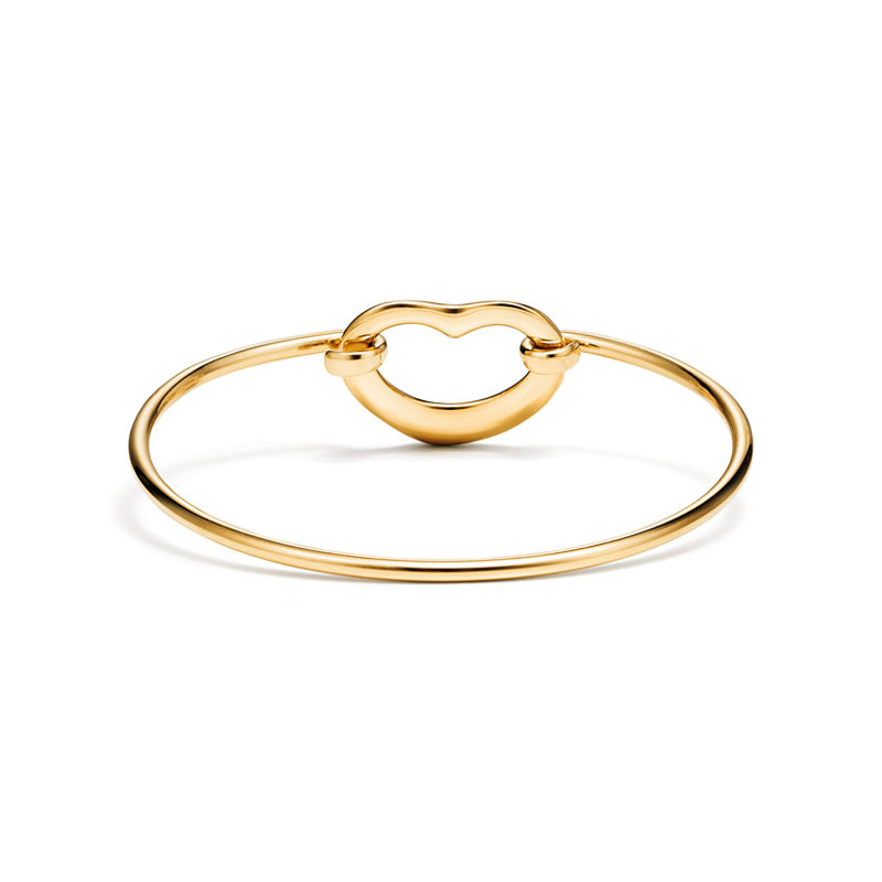 Tiffany & Co. Elsa Peretti® Brazalete Open Heart de oro amarillo Oferta exclusiva