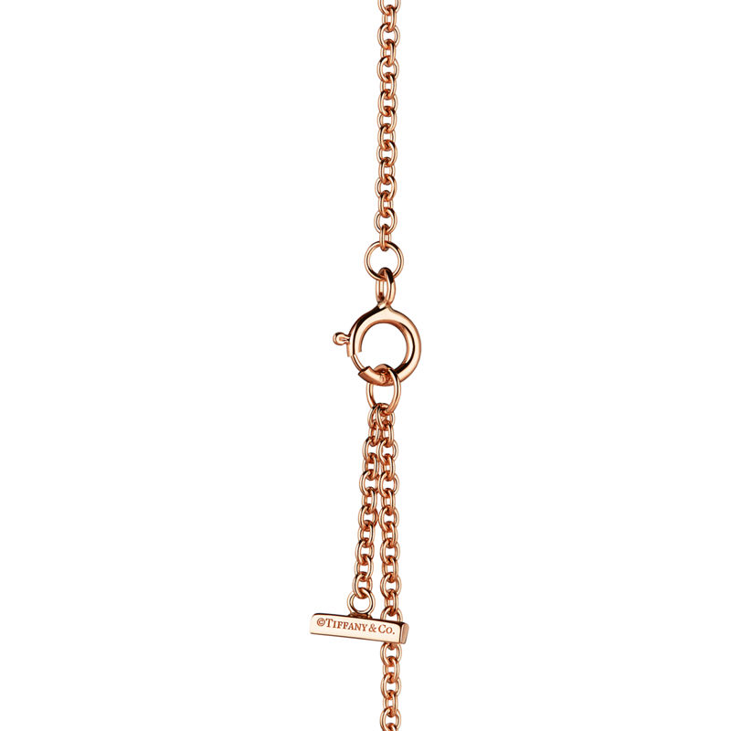 Tiffany & Co. Tiffany T Pulsera Smile de oro rosa con diamantes Ofertas especiales