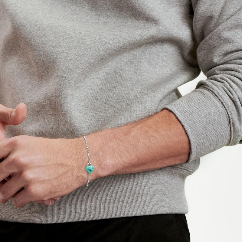 Tiffany & Co. Return to Tiffany™ Pulsera Full Heart de plata de ley con Tiffany Blue® Precio ultrabajo