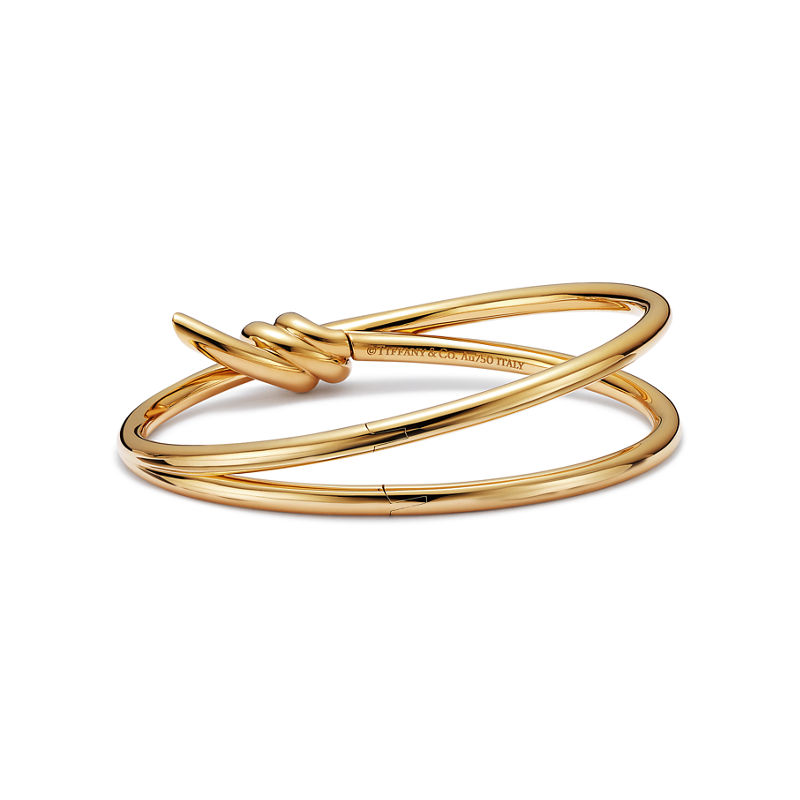 Tiffany & Co. Tiffany Knot Brazalete articulado de dos vueltas en oro amarillo En línea